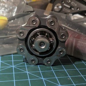 The Mini Trike - Bike Chain Fidget Spinner - Handmade by RyLoTek